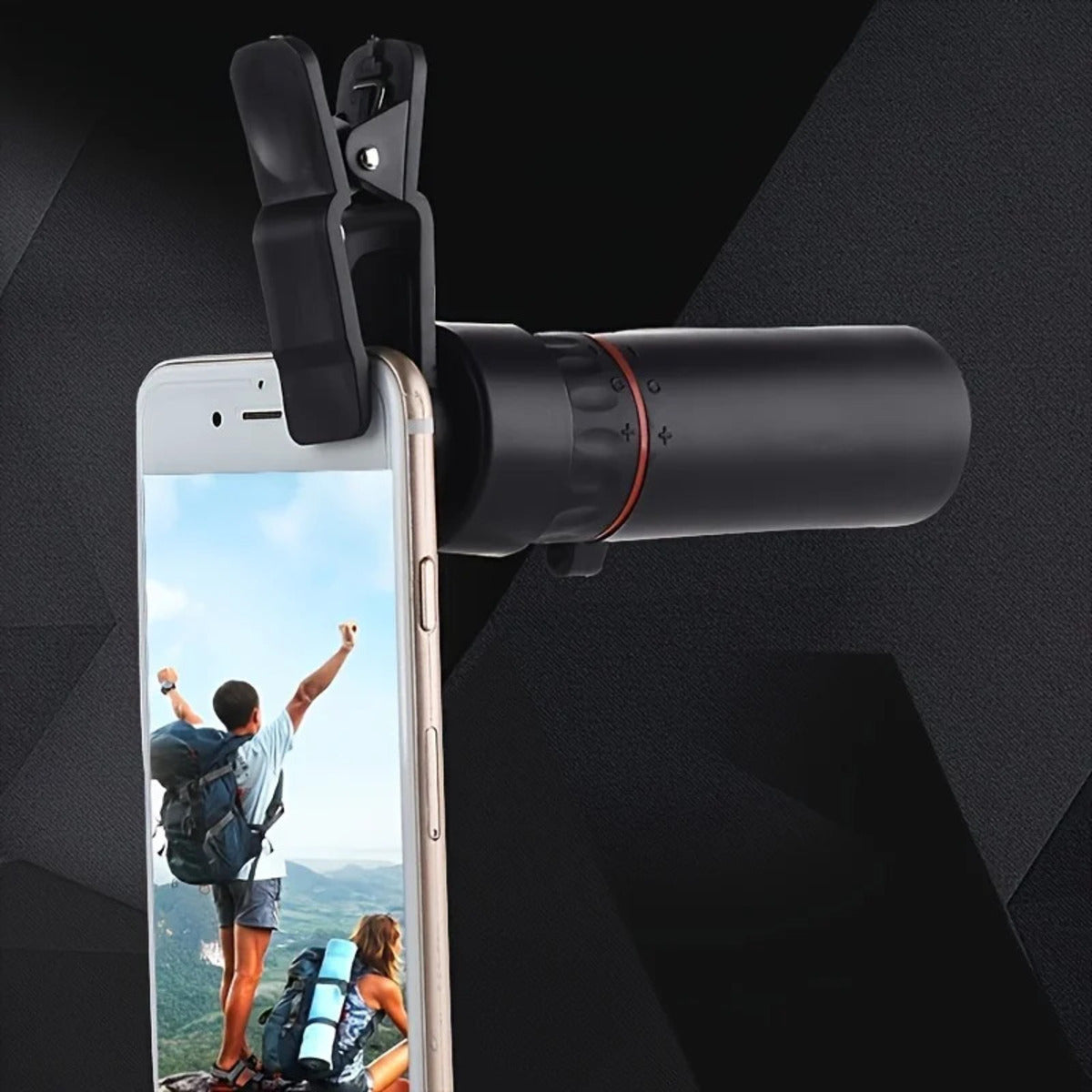 Mini Telescope Monoculaire HD 2000x25-Portable &Compatible Smartphone | Observation, Camping, Chasse