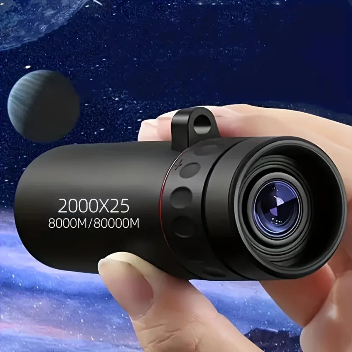 Mini Telescope Monoculaire HD 2000x25-Portable &Compatible Smartphone | Observation, Camping, Chasse